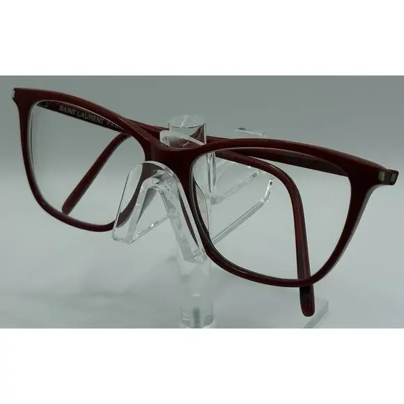 Saint Laurent SL 250/F Eyeglasses Red Cat Eye 52mm Women’s Made in Italy - Picture 12 of 12